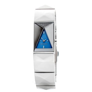 Reloj de acero con brazalete y esfera azul Ct7357s01mac