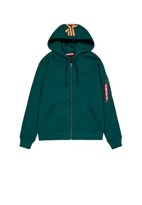 Backprint Zip Hoodie