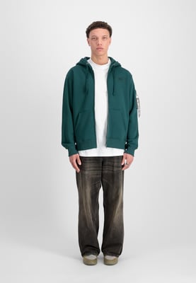Backprint Zip Hoodie