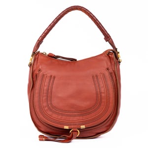 Chloe Marcie Medium en Brown Cuero de ternero