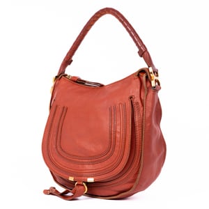 Chloe Marcie Medium en Brown Cuero de ternero