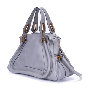 Chloe Paraty Medium en Grey Cuero de ternero