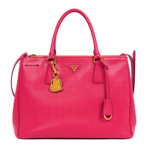 Prada Saffiano Lux Tote  en Pink Cuero de ternero