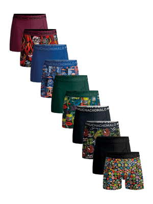 Muchachomalo Bóxers para Hombre - Pack de 10 - Ropa Interior para Hombres
