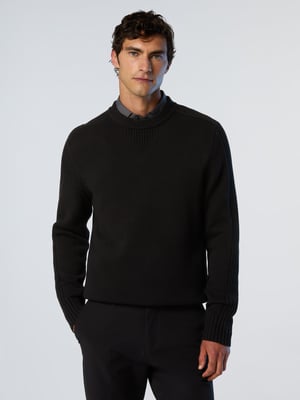 Suéter de cuello redondo North Sails con canalé