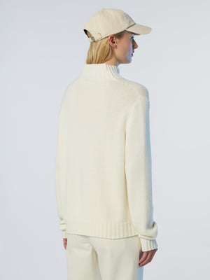 Suéter de cuello alto North Sails con trenzado maxi