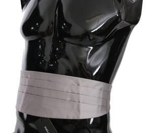 Faja de seda gris