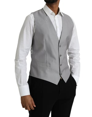 Chaleco Gris Estilo Sólido