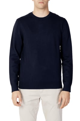Suéter de cuello redondo de lana merino