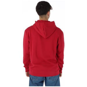 Sudadera con logo roja