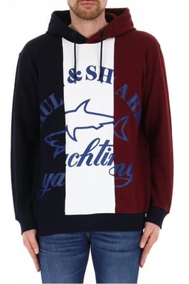 Sudadera con Capucha de Panel Tricolor Yachting