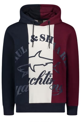Sudadera con Capucha de Panel Tricolor Yachting