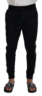 Pantalones de chándal casuales con diseño de franjas laterales