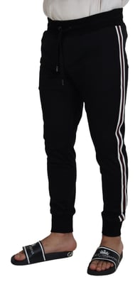Pantalones de chándal casuales con diseño de franjas laterales
