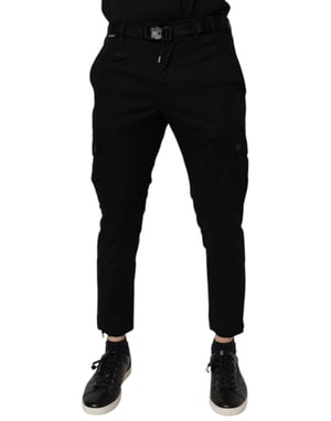 Pantalones cargo con detalle de cremallera