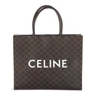 Celine Horizontal Cabas  en Black Lienzo recubierto