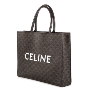 Celine Horizontal Cabas  en Black Lienzo recubierto
