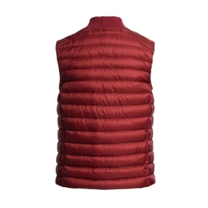Chaleco de plumas Parajumpers Rosanna en Rojo Carmín Oscuro