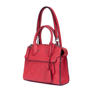 Louis Vuitton Pont Neuf Tote Mini en Red Cuero de ternero