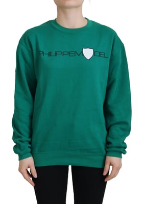 Sudadera de Cuello Redondo con Logo de Escudo