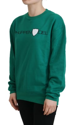 Sudadera de Cuello Redondo con Logo de Escudo