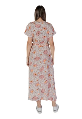 Vestido Maxi de Estampado Floral Vestido Casual de Verano