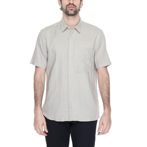 Camisa de lino de manga corta