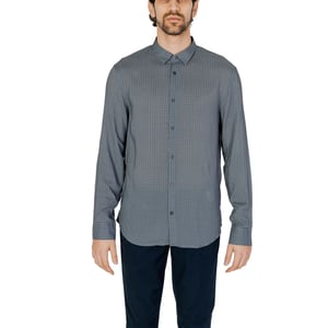 Camisa de Manga Larga con Estampado Geométrico
