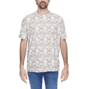 Camiseta Texturizada Beige Modelo An13368100127ro