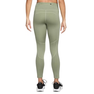 Mallas Nike Mid Rise Fast 7/8 Verde Petróleo