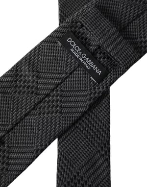 Corbata de Cuadros en Gris Glen Kra3328