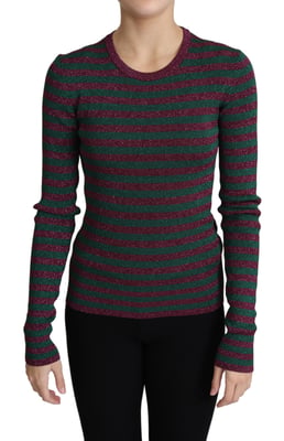 Jersey de Punto Rayado Metálico Tsh4773