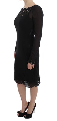 Vestido de cóctel floral con corte láser