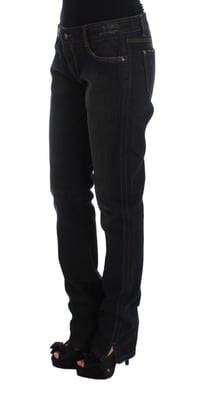 Pantalones de mezclilla de pierna recta