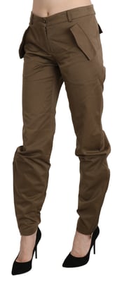 Pantalones de corte relajado Verde Oliva