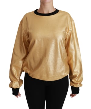 Sudadera Metálica Dolce Gabbana Dorada