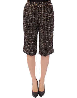 Shorts de Tweed Dolce Gabbana