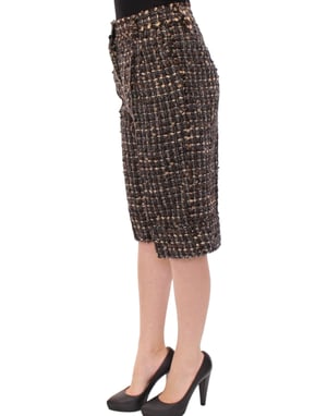 Shorts de Tweed Dolce Gabbana