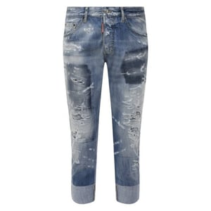 Vaqueros Rotos Reforzados En Azul Marinero De Dsquared2