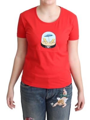 Camiseta gráfica de cuello redondo de manga corta