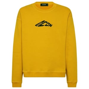 Sudadera Amarilla De Corte Relajado Icon New Generation De Dsquared2