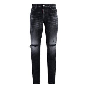 Vaqueros Cool Guy Con Lavado Warp Negro De Dsquared2