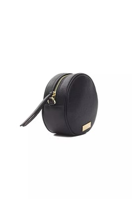 Bolso Circular de Cuero Cruzado