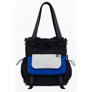 Bolso Tote con Bloque de Color