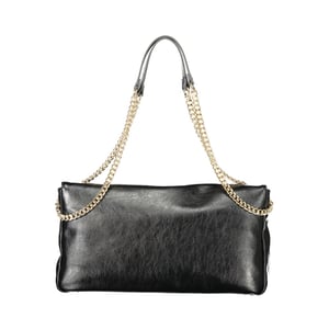 Bolso de Hombro con Detalle de Cadena y Logo