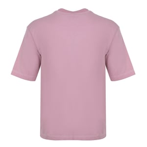 Camiseta Holgada Con Logo De Dibujos Animados Y Degradado De Dsquared2, Color Rosa Polvoriento