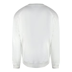 Sudadera Blanca Lisa De Diesel