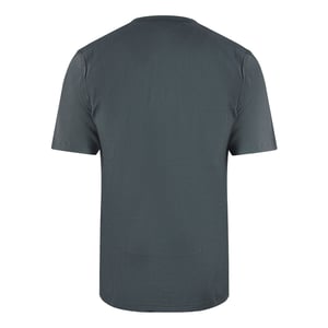 Camiseta Gris Con Placa Pequeña De Diesel