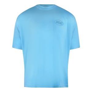 Camiseta Azul Con El Logotipo De Diesel Montone