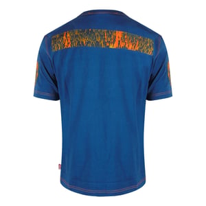 Camiseta Azul Con Logos De Diesel Block